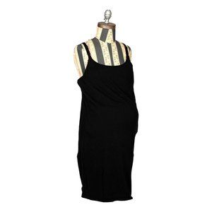Leading Lady Maternity Shift Dress Black Built In Bra Sleeveless